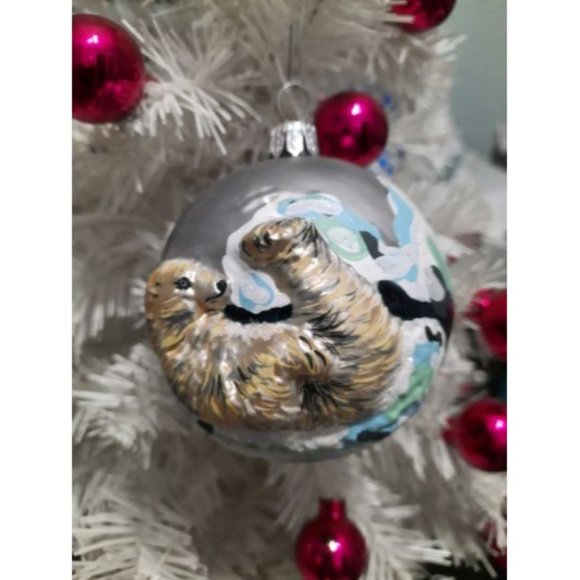 3D Polar Bear Retired Old World Christmas Ornament - Picture 2 of 3